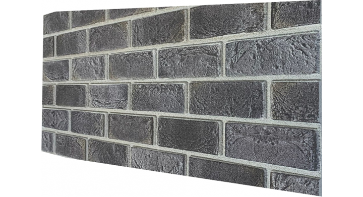 DL10 - 3D Grey Brick Effect Wall Panel 50x100cm