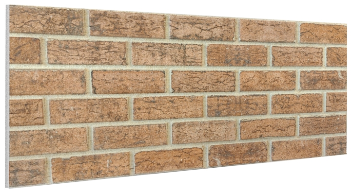 DL03 - 3D Brown Brick Effect Wall Panel 50x100cm