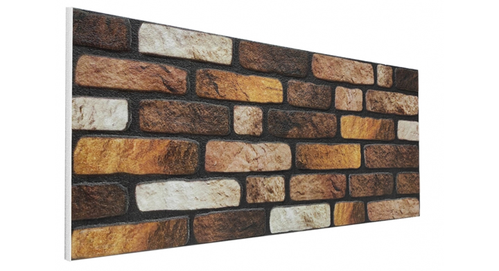 DL165 - 3D Old Brick Effect Wall Panel 50x100cm  