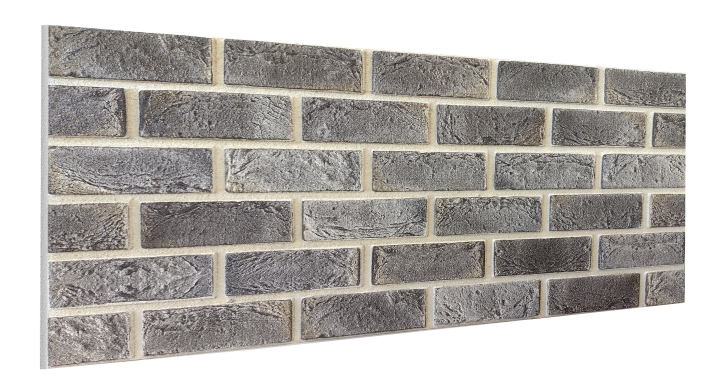 3d Grey Brick Effect Wall Panel 50x100cm Cladding Tiles Uk - Gray Brick Wall Panel