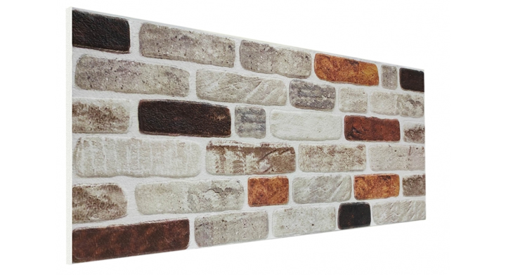 DL198 - 3D Old Brick Effect Wall Panel 50x100cm  