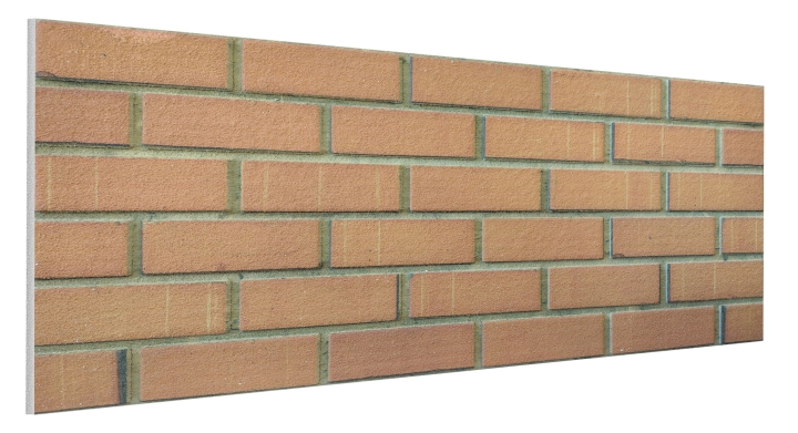 DL04 - 3D Orange Brick Effect Wall Panel 50x100cm