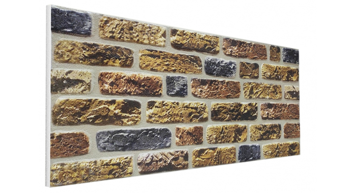DL111 - 3D Old Brick Effect Wall Panel 50x100cm
