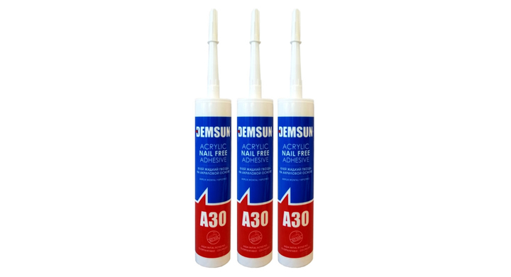 Set of 3 - Acrylic Nail Free Adhesive Silicone A30