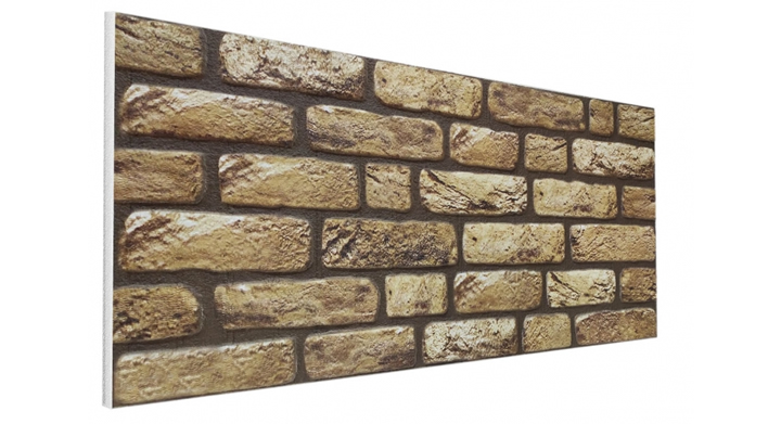 DL121 - 3D Old Brick Effect Wall Panel 50x100cm
