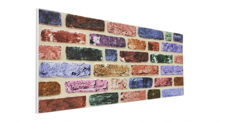 DL116 - 3D Old Brick Effect Wall Panel 50x100cm